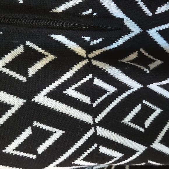 GALILEI Mens Italian Black White Vintage Long Sleeve Sweater Mob Vegas Sz Large - Picture 6 of 11